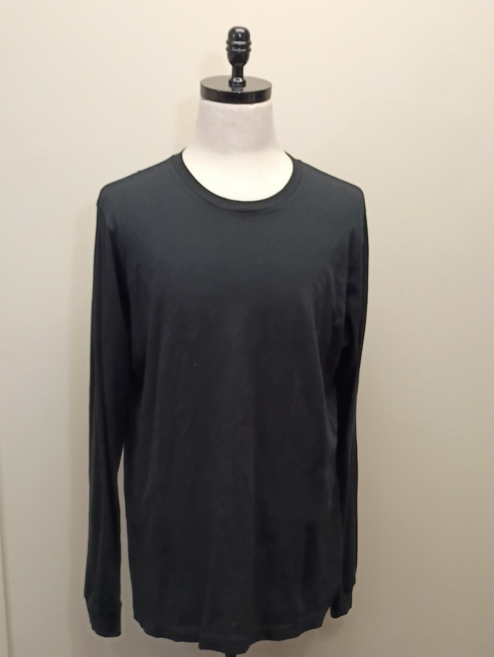 Bella Canvas Black Long Sleeve Crew Neck Tee Size XL